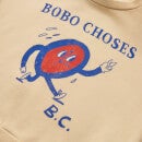 BoBo Choses Baby’s Walking Clock Fleece Back Cotton Sweatshirt - 3-6 months