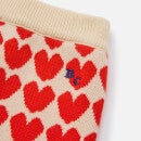 BoBo Choses Baby’s Knitted Heart Jacquard Cotton Trousers - 3-6 months