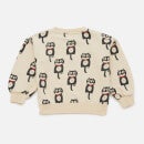 BoBo Choses Kids’ Cat O’Clock Loopback Cotton Sweatshirt - 8-9 Years