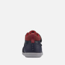Clarks Toddler Rex Park Leather and Suede Trainers - UK 4 Baby