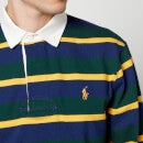 Polo Ralph Lauren Striped Cotton-Jacquard Rugby Shirt - M