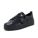 Youth Womens Tovni Stack Fleur Leather Black