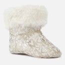Michael Kors Babies Leydon Faux Suede and Faux Fur Boots - UK 1 Baby