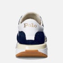 Polo Ralph Lauren Train 89 Suede, Mesh and Faux Leather Trainers