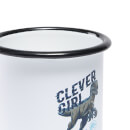 Jurassic World Clever Girl Enamel Mug - White
