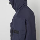 Yves Salomon Cotton-Blend Hooded Down Coat - 46/S