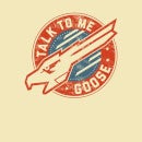 T-Shirt Top Gun Talk To Me Goose Unisexe - Blanc Vintage