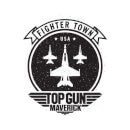 Sweat à capuche Top Gun Maverick Fighter Town USA - Blanc