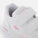 Lacoste Toddlers T-Clip Faux Leather Trainers - UK 6 Toddler