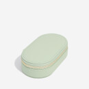 Stackers Oval Travel Jewellery Box - Sage