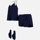 Tommy Hilfiger Satin Cami & Slippers Pyjama Gift Set