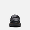 Clarks Orianna Edge Chain Leather Loafers - UK 4
