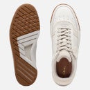 Clarks Craft Court Suede and Leather Trainers