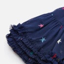 Joules Girls Lillian Star Print Ruffle Chiffon Skirt - 3 Years