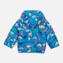 Joules Baby Dinosaur Printed Quilted Shell Padded Jacket - 3-6 months