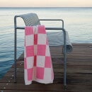 HAY Check Towel - Pink - Bath