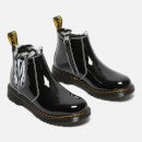 Dr. Martens Kids' 2976 Leonore Lamper Patent Leather-Blend Boots - UK 10 Kids