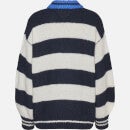 Tommy Jeans Wool-Blend Oversized Blockstripe Sweater - XS