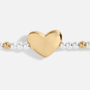 Joma Jewellery Women's Christmas Cracker Merry And Bright bracelet - Silver and Gold
