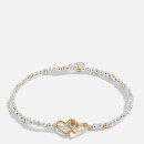 Joma Jewellery Women's Christmas Cracker Happy Christmas Fabulous Friend Silver And Gold 17.5cm Stretch - Silver
