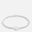 Joma Jewellery Women's A Little Scorpio Silver Bracelet Stretch - Silver