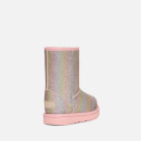 UGG Kids’ Classic II Glittered Faux Suede and Faux Shearling Boots - UK 5 Toddler