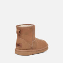 UGG Kids' Classic Mini Scatter Graphic Suede and Wool-Blend Boots - UK 12 Kids