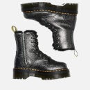 Dr. Martens Women's Jadon Distressed Metallic Leather Boots - UK 3