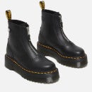 Dr. Martens Jetta Zip Front Leather Boots - UK 3