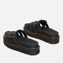 Dr. Martens Blaire Flower Leather Flatform Sandals - UK 3
