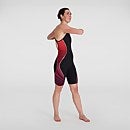 Fastskin LZR Pure Intent Schwimmanzug mit offenem Rücken Schwarz/Rot für Damen