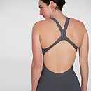 Fastskin LZR Pure Valor Schwimmanzug mit offenem Rücken Grau/Blau für Damen