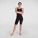 Fastskin LZR Pure Intent Schwimmanzug mit geschlossenem Rücken Schwarz/Rot für Damen