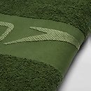 Speedo Handtuch mit Bordüre Grün