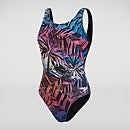 Women's Placement U-Back Swimsuit Black/Red