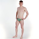 Men's Escape 5cm Brief Yellow/Blue