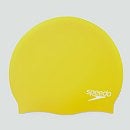 Adult Plain Moulded Silicone Cap Yellow