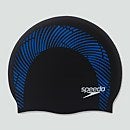 Adult Reversible Moulded Silicone Cap Black/Blue