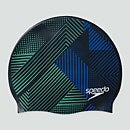 Adult Reversible Moulded Silicone Cap Black/Blue