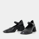 Vagabond Ansie Patent Leather Mary Jane Shoes - UK 4