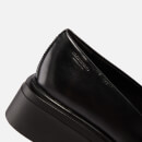 Vagabond Eyra Square Toe Leather Loafers - UK 6
