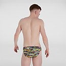 Men's Digi Interference 5cm Allover Brief Yellow/Red