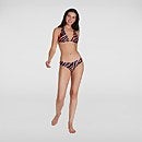 Bikini Femme Triangle noir/rouge