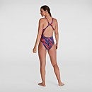 Women's Allover Recordbreaker Swimsuit Red/Purple
