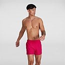 Men's Fitted Leisure 13" Swim Shorts Red