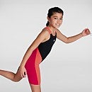 Kneeskin de espalda abierta Fastskin Endurance®+ para niña, Negro/Rojo