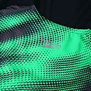 Placement Digital Powerback Badeanzug Schwarz/Grün für Damen