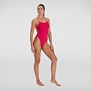 Women's Solid Freestyler Swimsuit Red