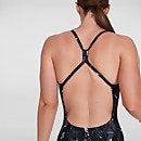 Women's Allover Rippleback Swimsuit Black/Grey