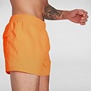 Men's Fitted Leisure 13" Swim Shorts Orange